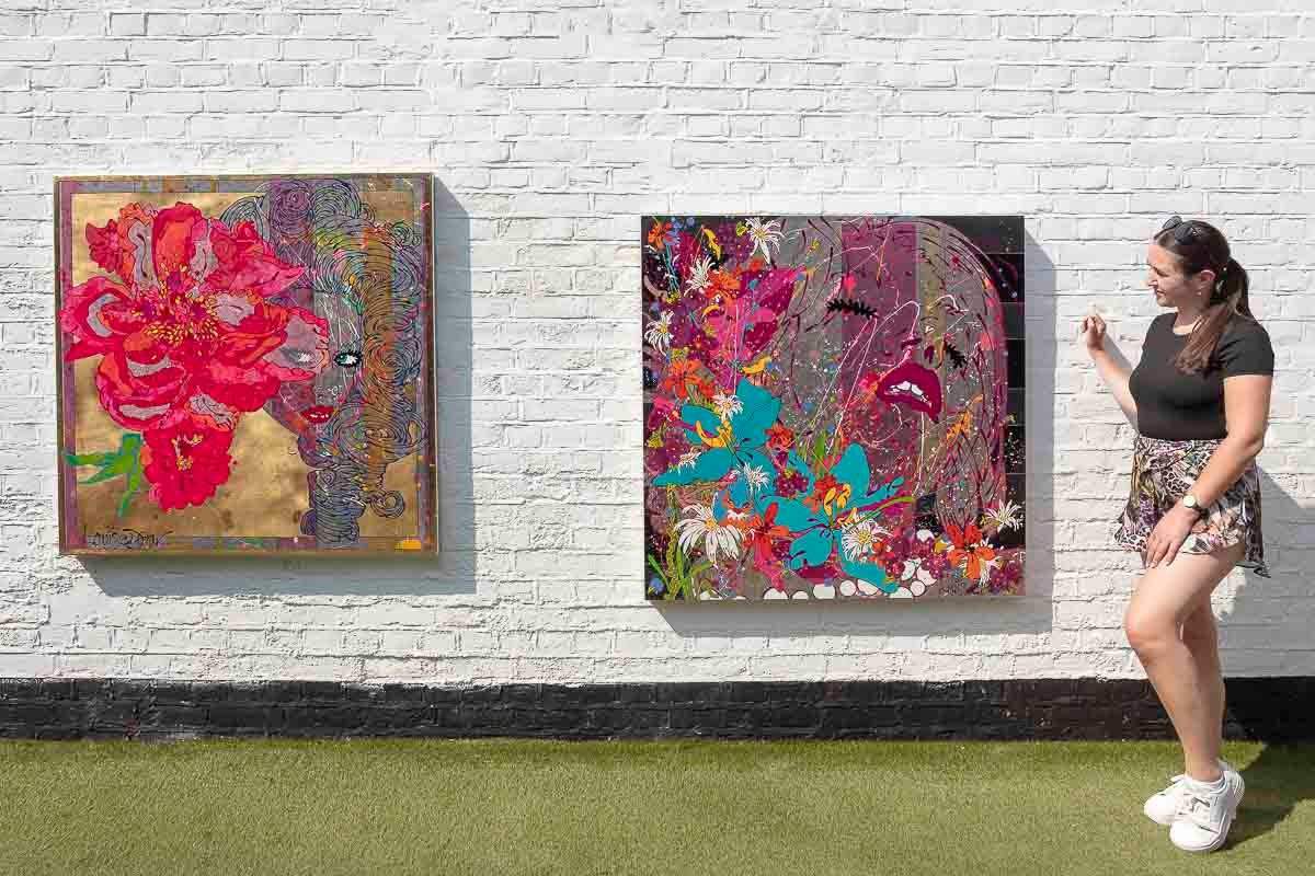 Love Drunk - Original by artist Louise Dear - Wyecliffe Galleries