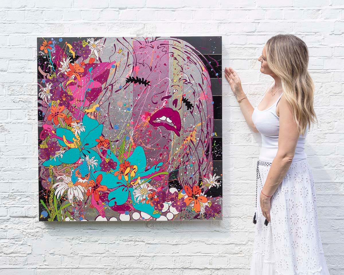Love Drunk - Original by artist Louise Dear - Wyecliffe Galleries