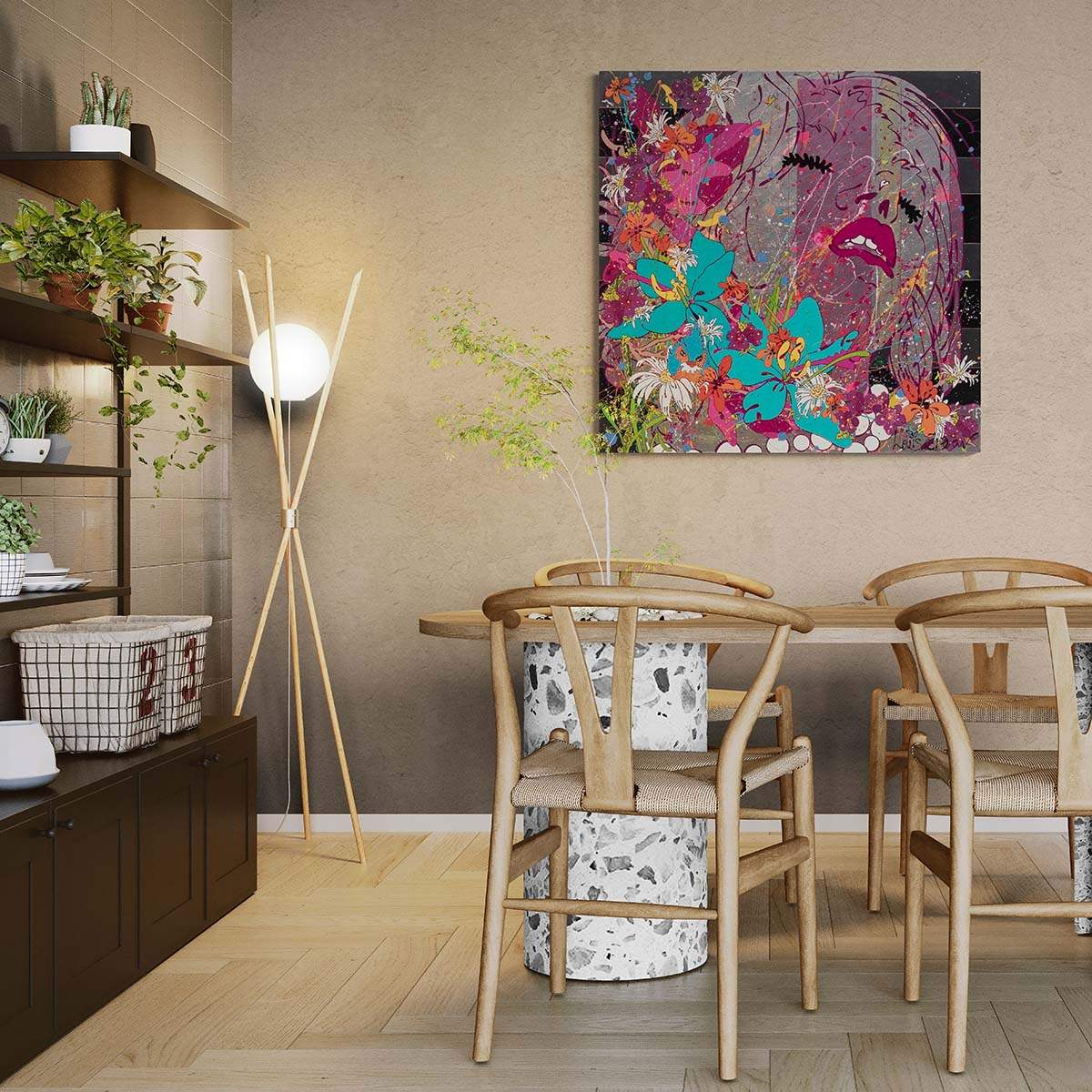 Love Drunk - Original by artist Louise Dear - Wyecliffe Galleries