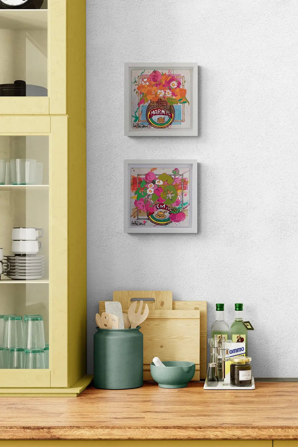 Marmite II - Original Sketch - SOLD by artist Louise Dear - Wyecliffe Galleries