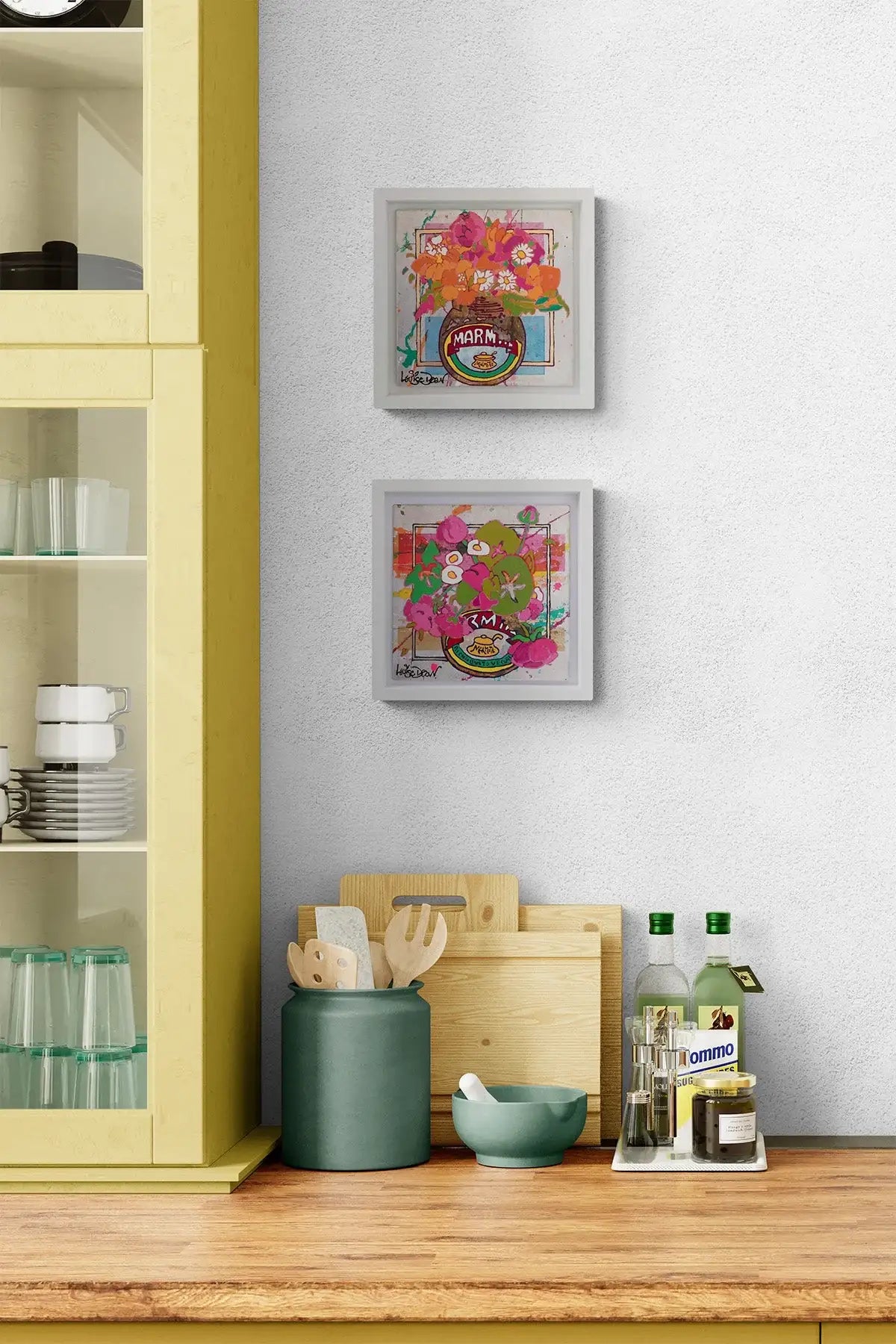 Marmite II - Original Sketch - SOLD by artist Louise Dear - Wyecliffe Galleries