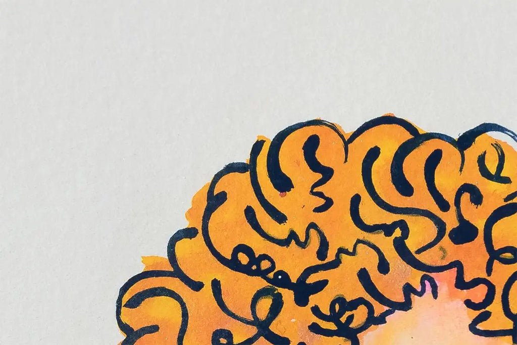 Mermaid (French Fancy) - Original by artist Louise Dear - Wyecliffe Galleries