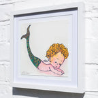 Mermaid (French Fancy) - Original by artist Louise Dear - Wyecliffe Galleries