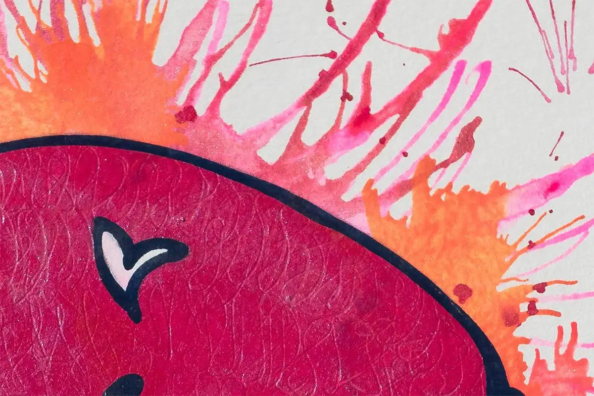 Mwah! (French Fancy) - Original by artist Louise Dear - Wyecliffe Galleries