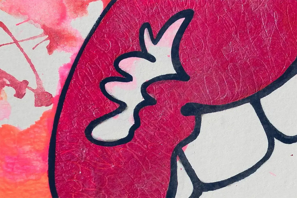 Mwah! (French Fancy) - Original by artist Louise Dear - Wyecliffe Galleries