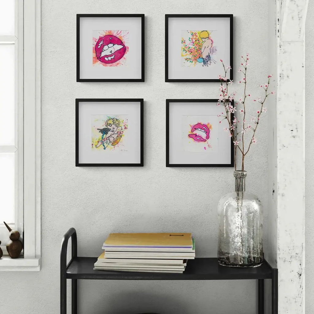 True Love (French Fancy) - Original - SOLD by artist Louise Dear - Wyecliffe Galleries