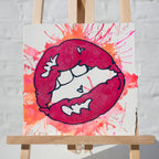 Mwah! (French Fancy) - Original by artist Louise Dear - Wyecliffe Galleries