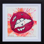 Mwah! (French Fancy) - Original by artist Louise Dear - Wyecliffe Galleries