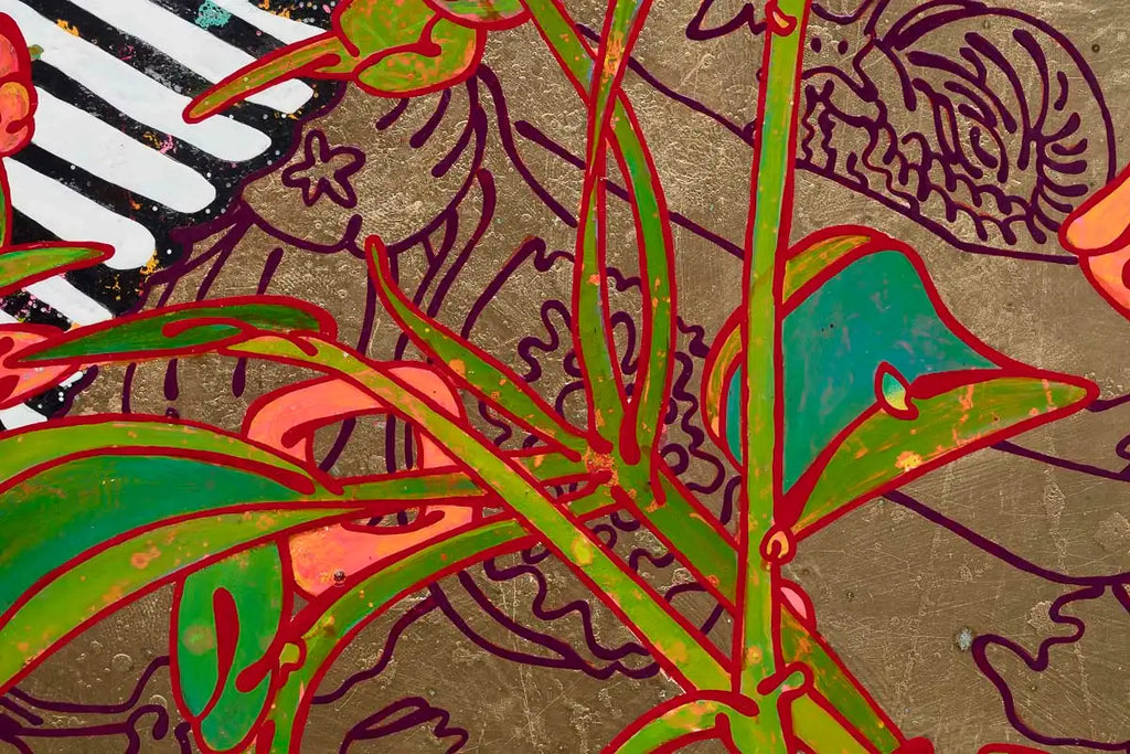 My Brown Eyes Blue - Original by artist Louise Dear - Wyecliffe Galleries