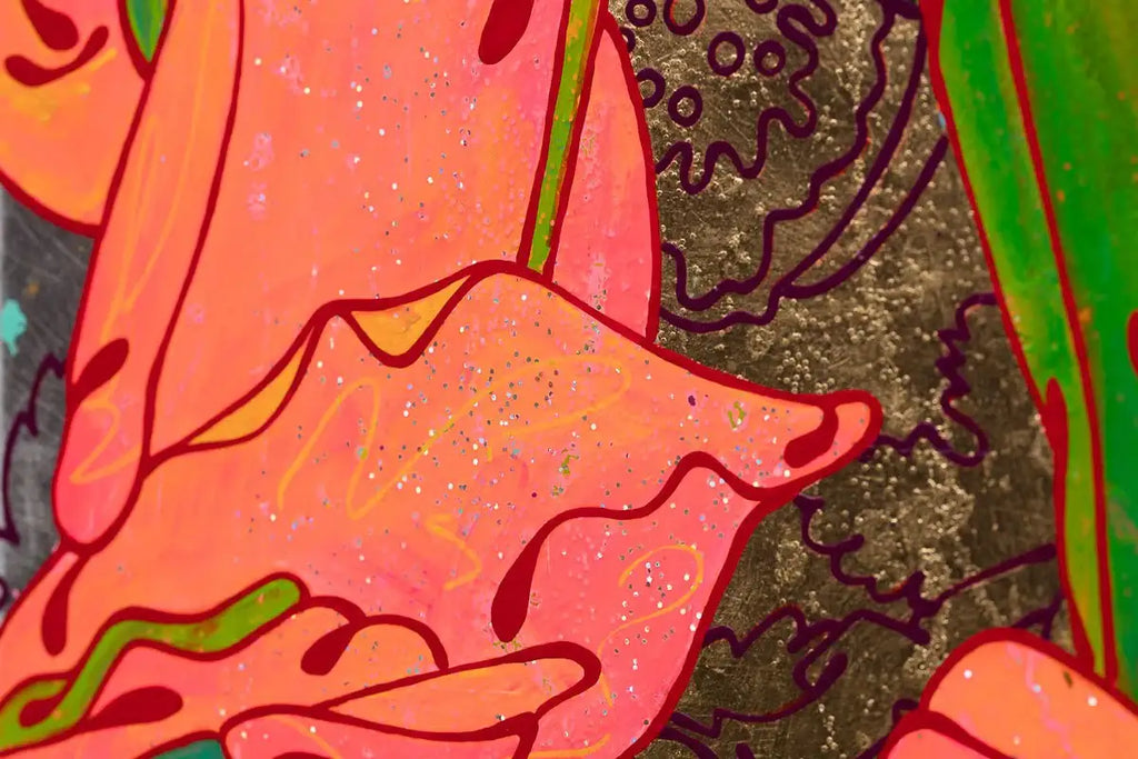 My Brown Eyes Blue - Original by artist Louise Dear - Wyecliffe Galleries