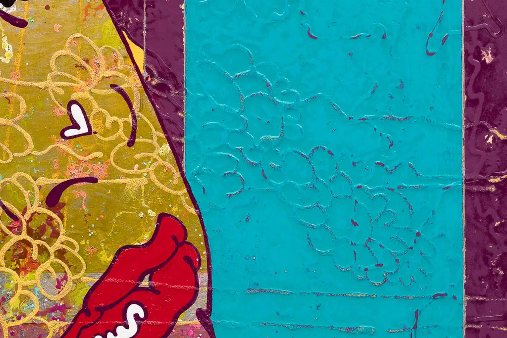 My Brown Eyes Blue - Original by artist Louise Dear - Wyecliffe Galleries