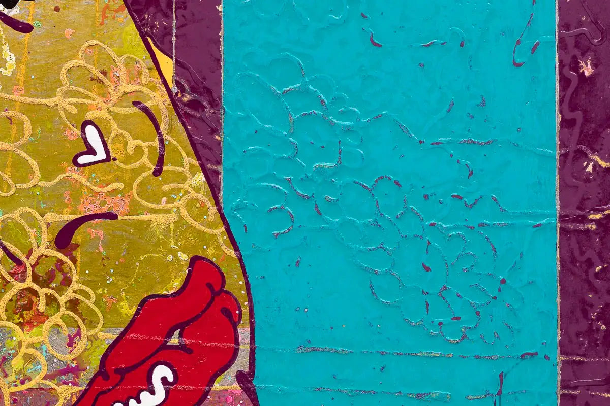 My Brown Eyes Blue - Original by artist Louise Dear - Wyecliffe Galleries