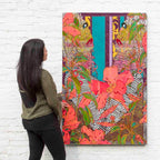 My Brown Eyes Blue - Original by artist Louise Dear - Wyecliffe Galleries