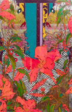 My Brown Eyes Blue - Original by artist Louise Dear - Wyecliffe Galleries