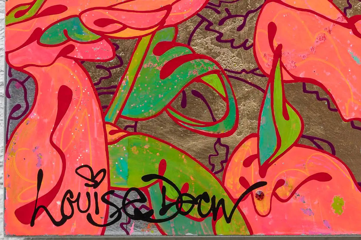 My Brown Eyes Blue - Original by artist Louise Dear - Wyecliffe Galleries