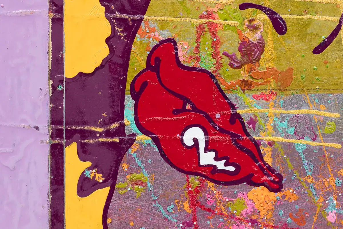 My Brown Eyes Blue - Original by artist Louise Dear - Wyecliffe Galleries