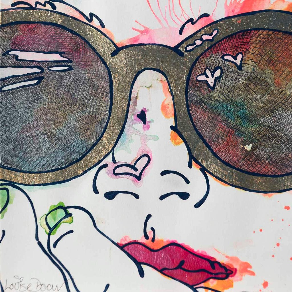 My Sunshine (French Fancy) - Original by artist Louise Dear - Wyecliffe Galleries