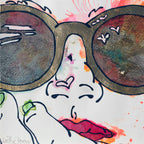 My Sunshine (French Fancy) - Original by artist Louise Dear - Wyecliffe Galleries