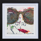 My Sunshine (French Fancy) - Original by artist Louise Dear - Wyecliffe Galleries