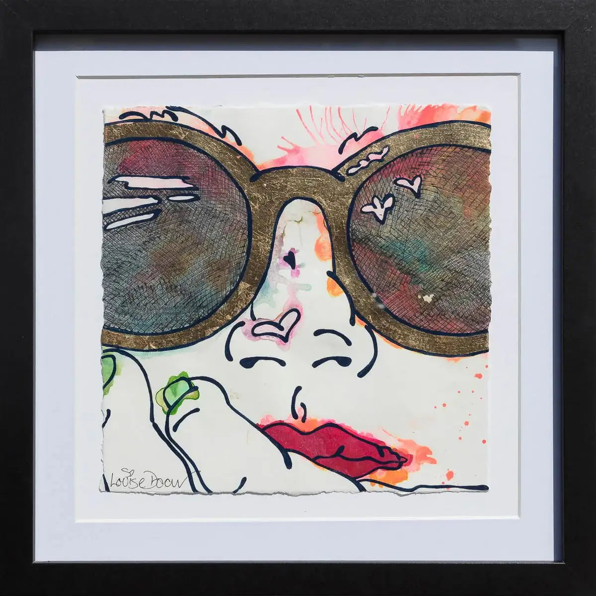 My Sunshine (French Fancy) - Original by artist Louise Dear - Wyecliffe Galleries