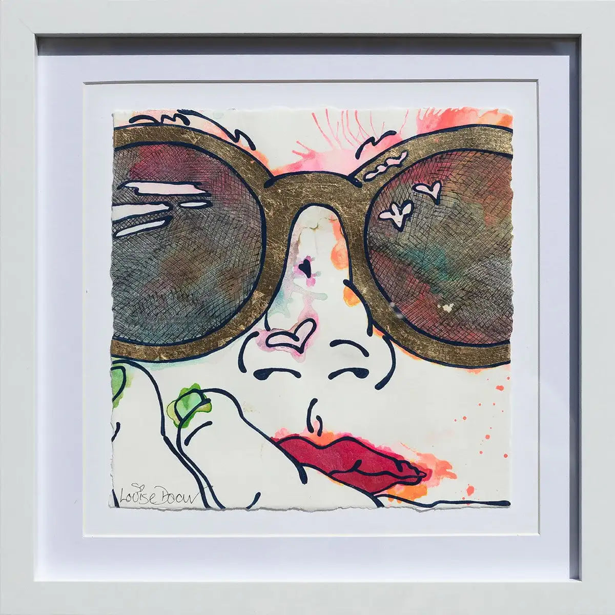 My Sunshine (French Fancy) - Original by artist Louise Dear - Wyecliffe Galleries