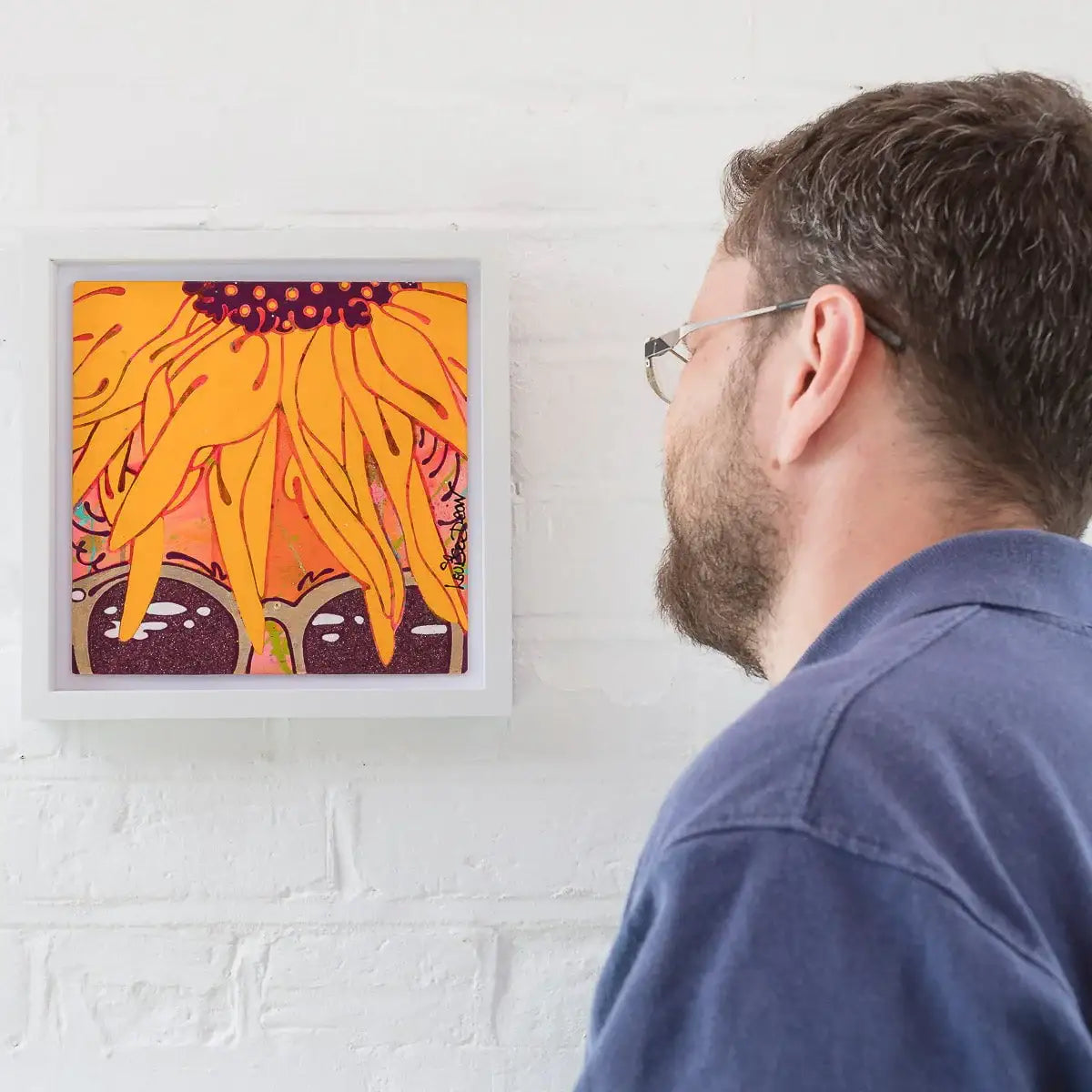 My Sunshine - Original Sketch by artist Louise Dear - Wyecliffe Galleries