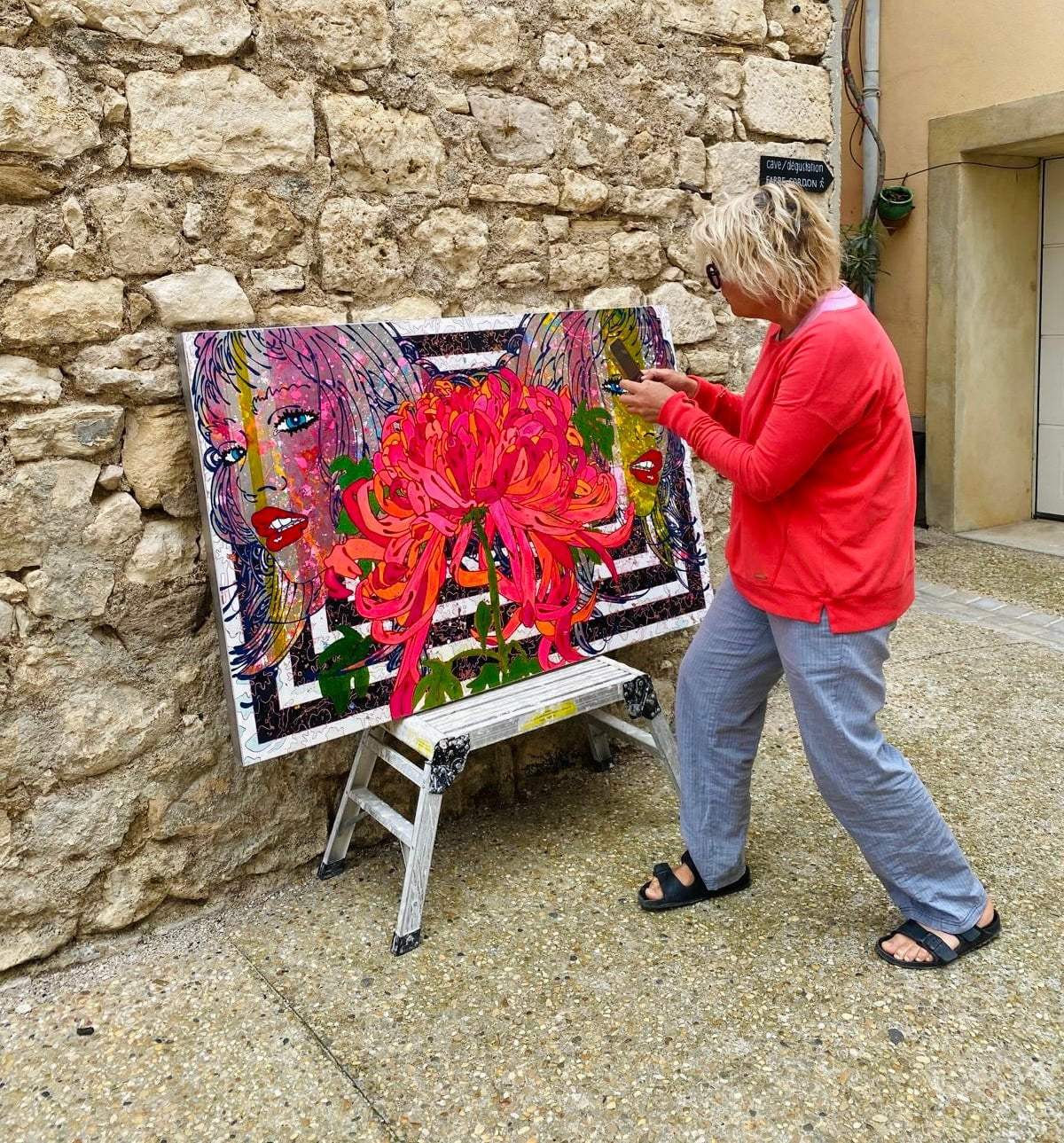 Non No Nanette - Original by artist Louise Dear - Wyecliffe Galleries