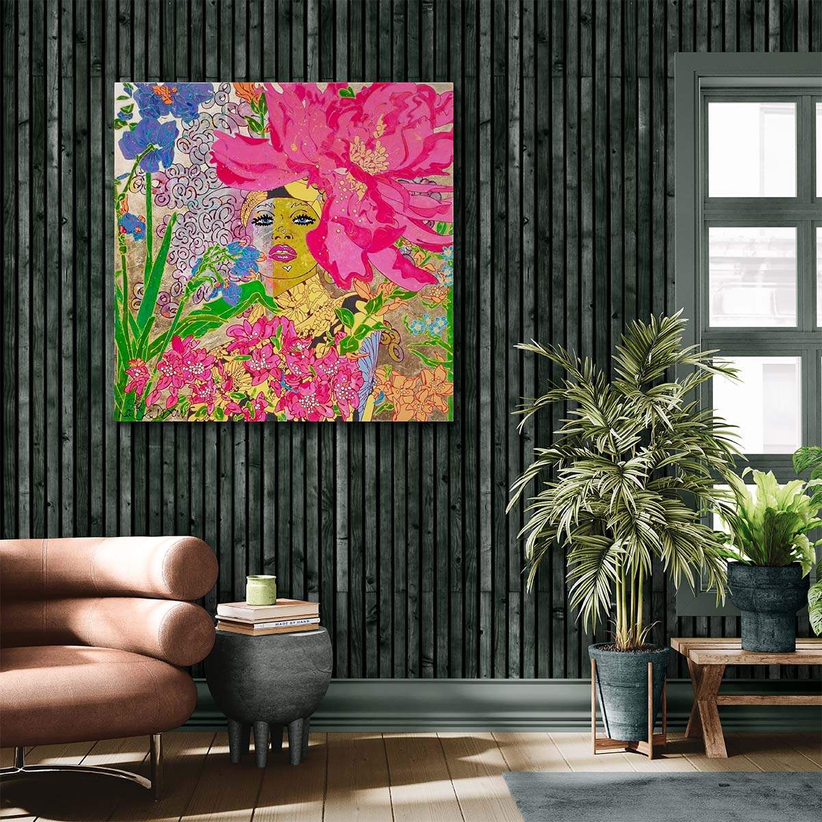 Oui Oui Cherie - Original by artist Louise Dear - Wyecliffe Galleries