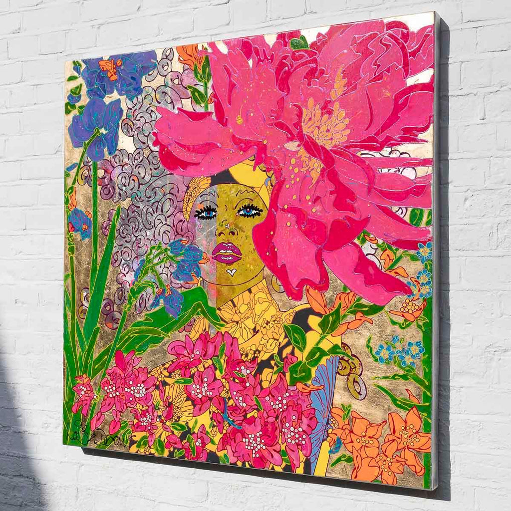 Oui Oui Cherie - Original by artist Louise Dear - Wyecliffe Galleries