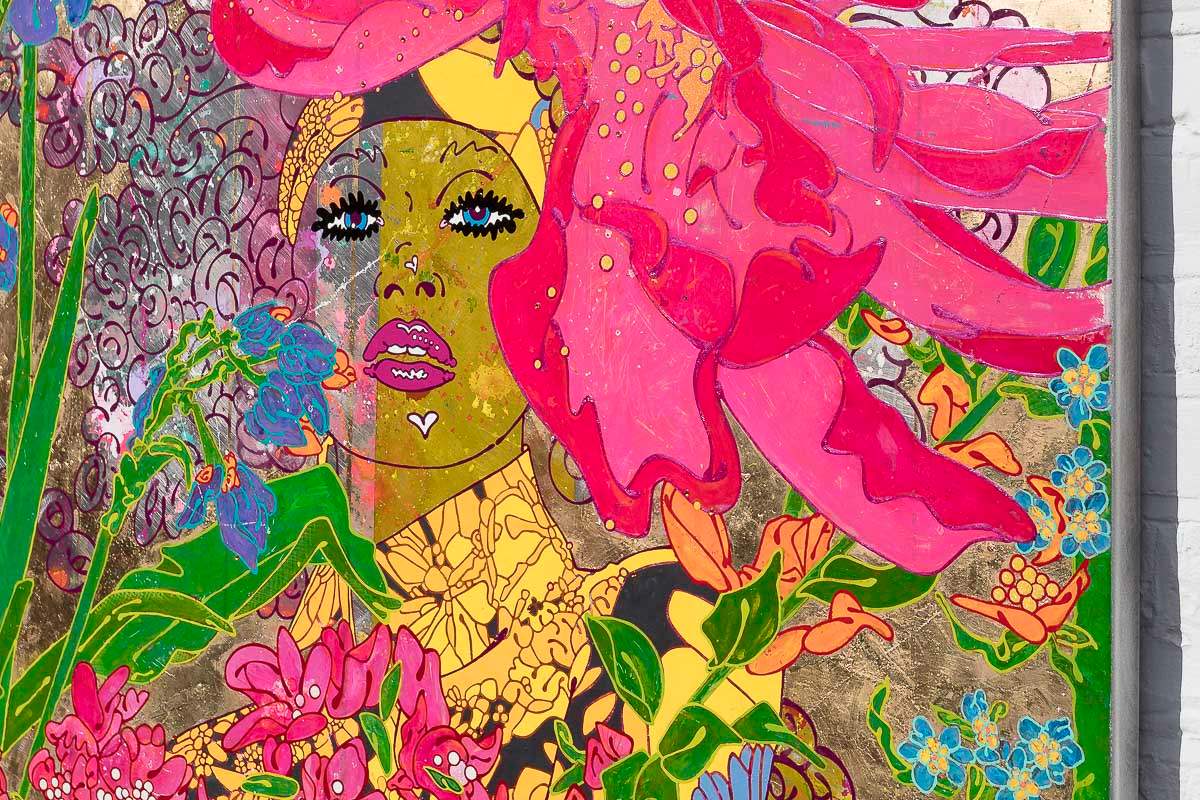 Oui Oui Cherie - Original by artist Louise Dear - Wyecliffe Galleries