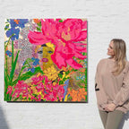 Oui Oui Cherie - Original by artist Louise Dear - Wyecliffe Galleries