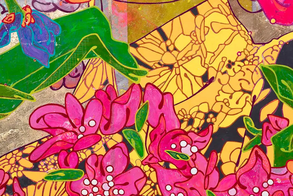 Oui Oui Cherie - Original by artist Louise Dear - Wyecliffe Galleries