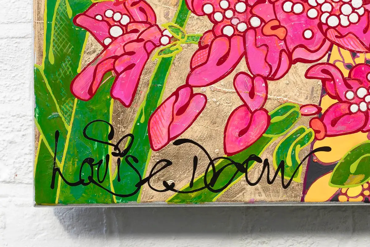 Oui Oui Cherie - Original by artist Louise Dear - Wyecliffe Galleries