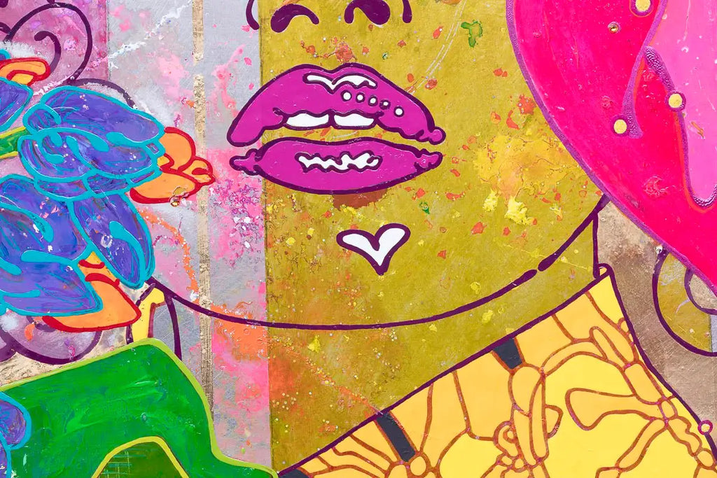 Oui Oui Cherie - Original by artist Louise Dear - Wyecliffe Galleries