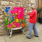 Oui Oui Cherie - Original by artist Louise Dear - Wyecliffe Galleries