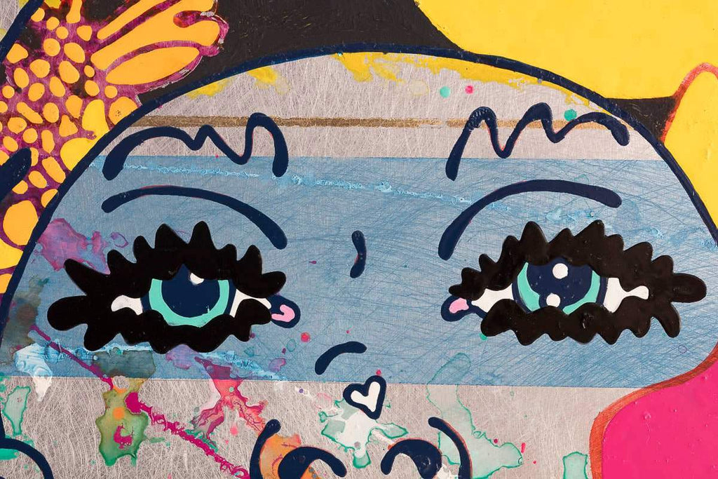 Oui Oui Cherie - Original Sketch by artist Louise Dear - Wyecliffe Galleries