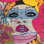 Oui Oui Cherie - Original Sketch by artist Louise Dear - Wyecliffe Galleries