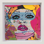 Oui Oui Cherie - Original Sketch by artist Louise Dear - Wyecliffe Galleries