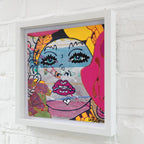 Oui Oui Cherie - Original Sketch by artist Louise Dear - Wyecliffe Galleries