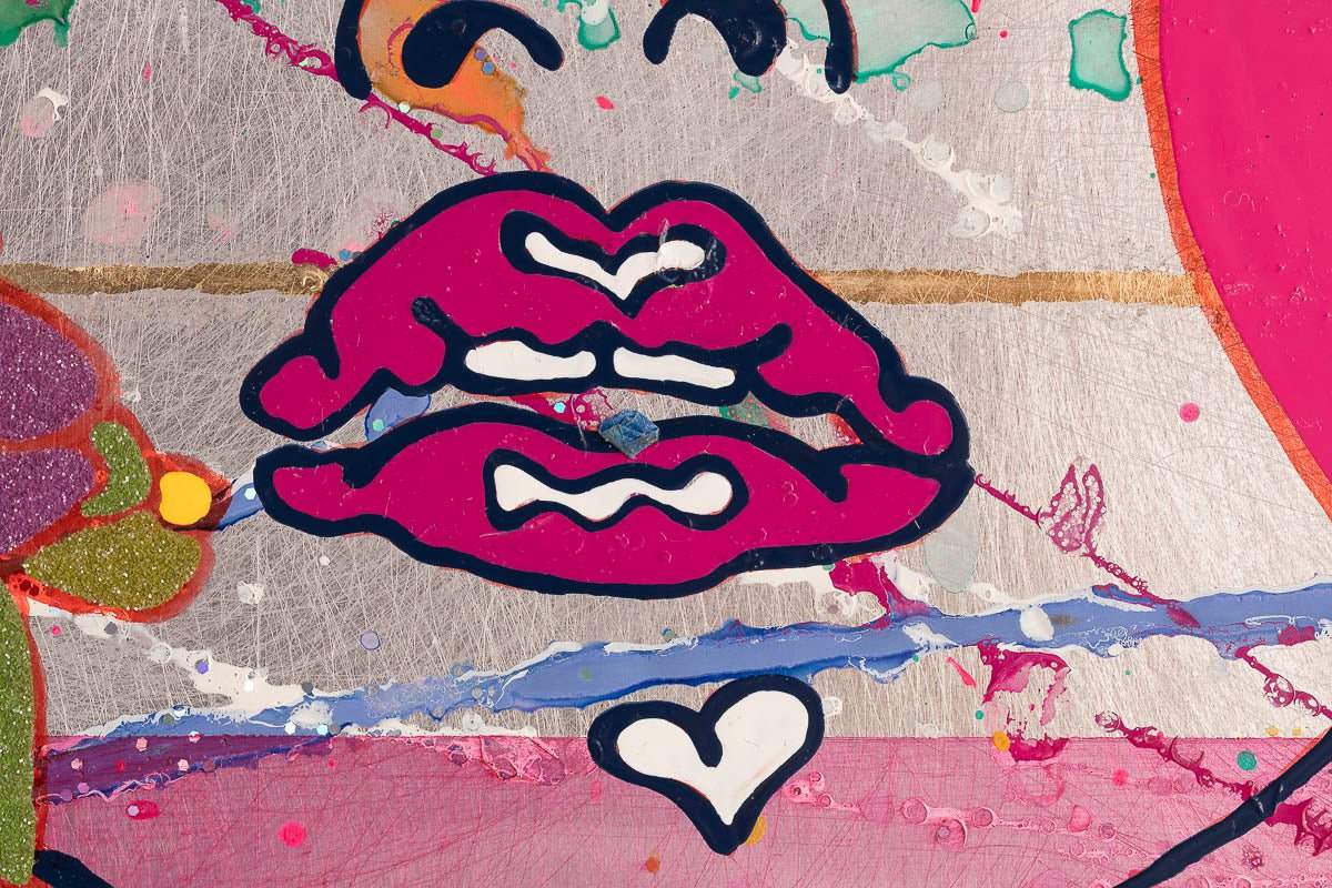 Oui Oui Cherie - Original Sketch by artist Louise Dear - Wyecliffe Galleries