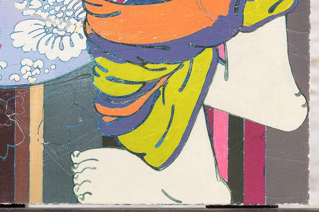 P Peonie - Edition by artist Louise Dear - Wyecliffe Galleries