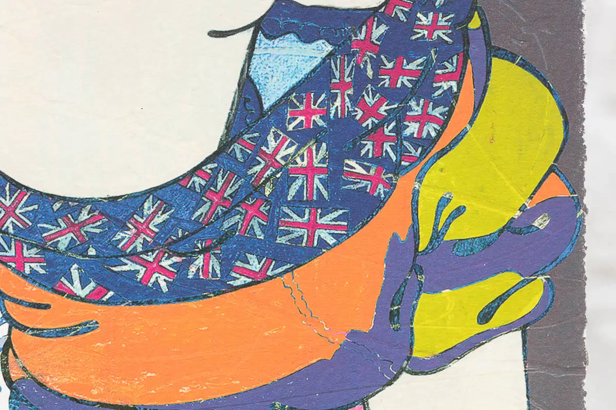 P Peonie - Edition by artist Louise Dear - Wyecliffe Galleries