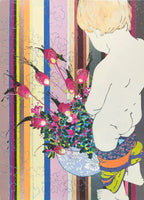 P Peonie - Edition by artist Louise Dear - Wyecliffe Galleries