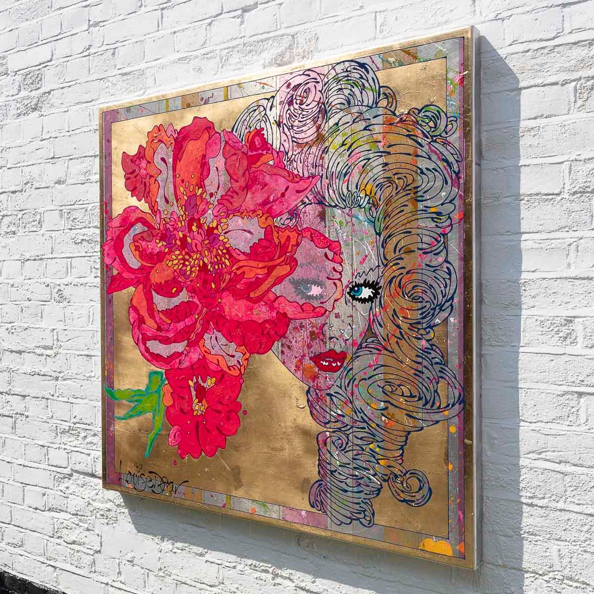 Swing from the Chandelier - Original by artist Louise Dear - Wyecliffe Galleries