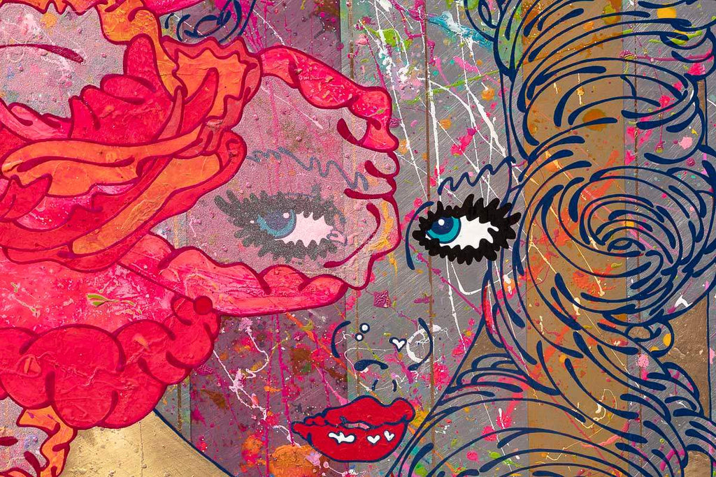 Swing from the Chandelier - Original by artist Louise Dear - Wyecliffe Galleries