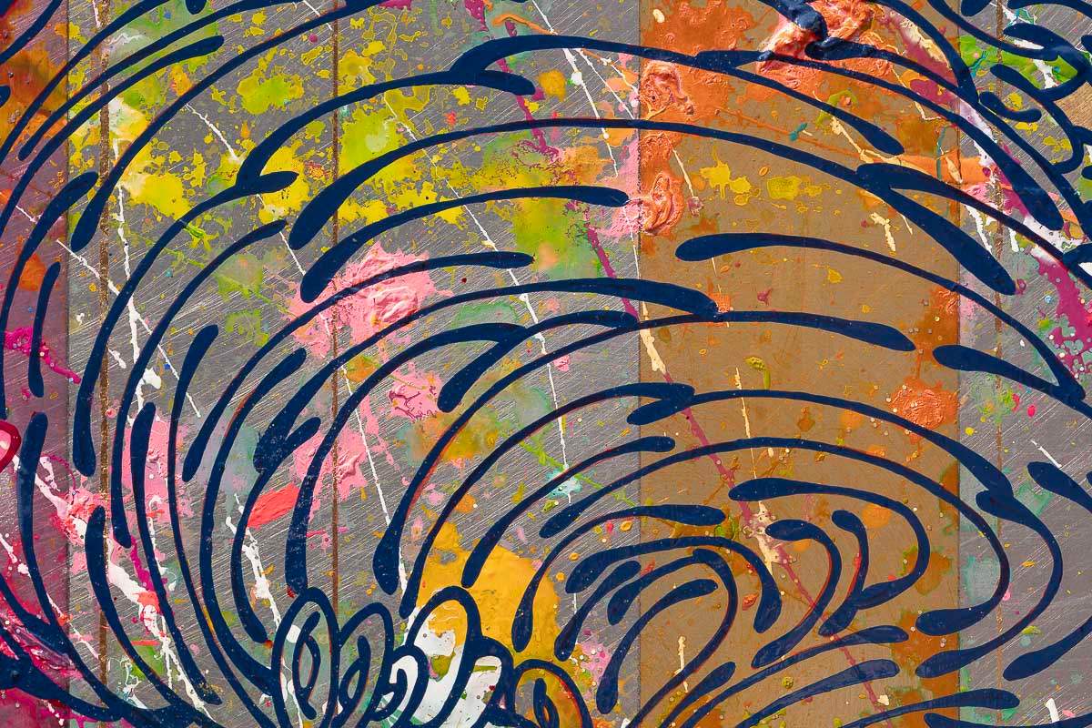 Swing from the Chandelier - Original by artist Louise Dear - Wyecliffe Galleries