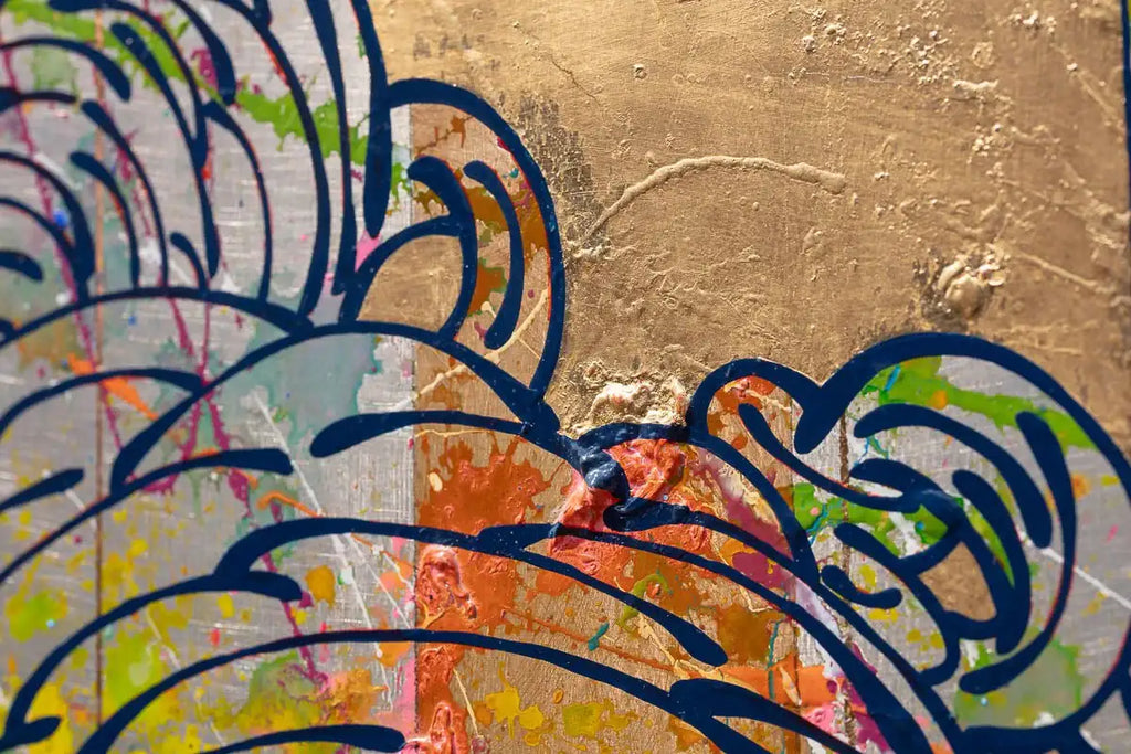 Swing from the Chandelier - Original by artist Louise Dear - Wyecliffe Galleries