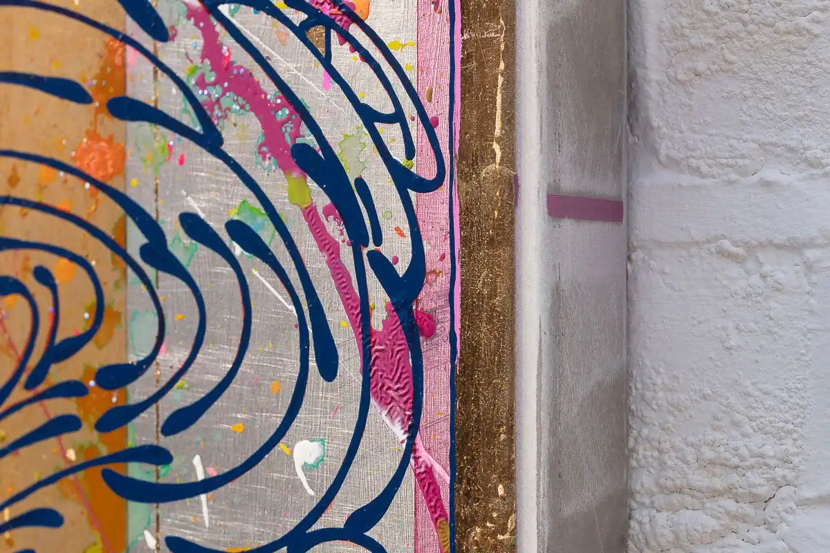 Swing from the Chandelier - Original by artist Louise Dear - Wyecliffe Galleries