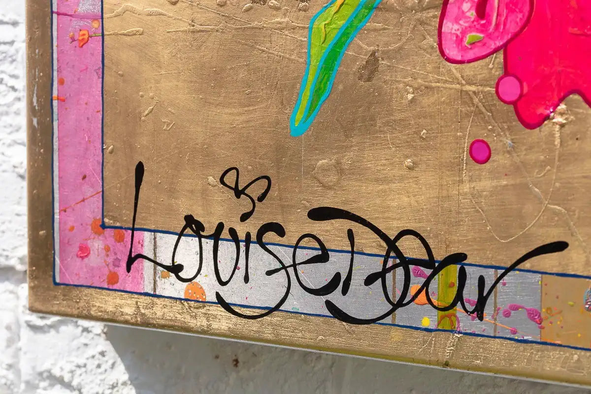 Swing from the Chandelier - Original by artist Louise Dear - Wyecliffe Galleries