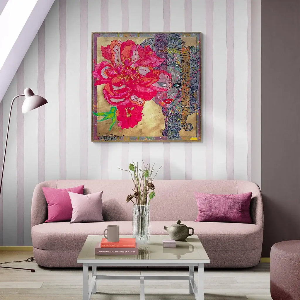 Swing from the Chandelier - Original by artist Louise Dear - Wyecliffe Galleries